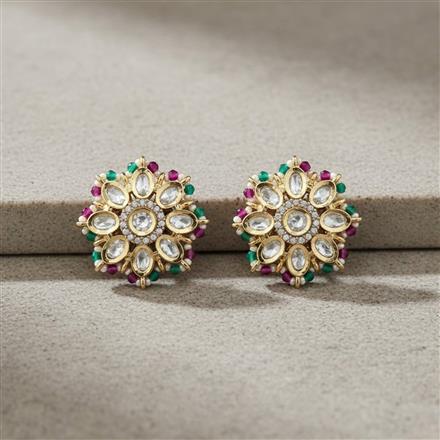 Kundan Tops With Carat Gold Plating