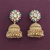 Kundan Jhumki With Carat Gold Plating