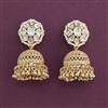 Kundan Jhumki With Carat Gold Plating