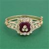 Kundan Openable Kada With Carat Gold Plating