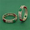Kundan Openable Bangles With Mehndi Plating