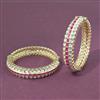 Kundan Openable Bangles With Carat Gold Plating