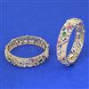 Kundan Openable Bangles With Carat Gold Plating