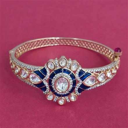 Kundan Openable Kada With Carat Gold Plating
