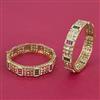 Kundan Moti Bangles With Carat Gold Plating