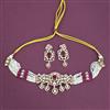 Kundan Choker Necklace Set With Carat Gold Plating