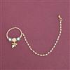 Kundan Meenakari Nose Ring With Carat Gold Plating