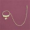 Kundan Meenakari Nose Ring With Carat Gold Plating