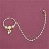 Kundan Meenakari Nose Ring With Carat Gold Plating