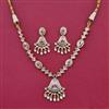 Kundan Mother Of Pearl Necklace With Carat Gold Plating