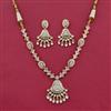 Kundan Mother Of Pearl Necklace With Carat Gold Plating