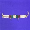 Kundan Moti Bracelet With Carat Gold Plating