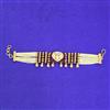 Kundan Moti Bracelet With Carat Gold Plating
