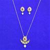 Kundan Moti Pendant Set With Carat Gold Plating