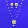 Kundan Moti Pendant Set With Carat Gold Plating