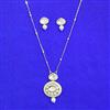 Kundan Meenakari Pendant Set With Carat Gold Plating