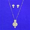 Kundan Meenakari Pendant Set With Carat Gold Plating