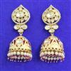 Kundan Jhumki With Carat Gold Plating