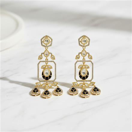 Kundan Classic Earring With Carat Gold Plating