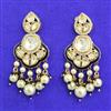 Kundan Meenakari Earring With Carat Gold Plating