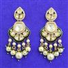 Kundan Meenakari Earring With Carat Gold Plating