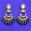 Kundan Classic Earring With Mehndi Plating