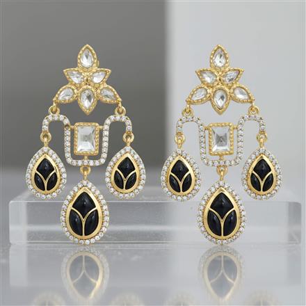 Kundan Classic Earring With Carat Gold Plating