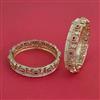 Kundan Openable Bangles With Carat Gold Plating