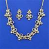 Kundan Meenakari Necklace Set With Carat Gold Plating