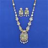 Kundan Mother Of Pearl Necklace Set With Carat Gold Plating