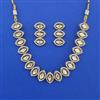 Kundan Classic Necklace Set With Carat Gold Plating
