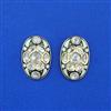 Kundan Meenakari Earring With Carat Gold Plating