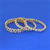 Kundan Classic Bangles With Carat Gold Plating