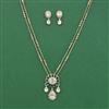 Kundan Classic Pendant Set With Carat Gold Plating
