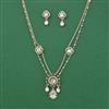 Kundan Classic Pendant Set With Carat Gold Plating