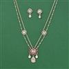 Kundan Classic Pendant Set With Carat Gold Plating