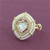 Kundan Adjustable Ring With Carat Gold Plating