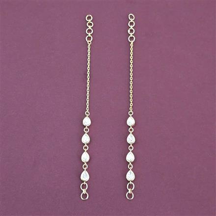 Kundan Classic Ear Chain With Carat Gold Plating