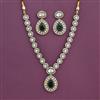 Kundan Classic Necklace Set With Mehndi Plating