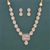 Kundan Mother Of Pearl Necklace Set With Carat Gold Plating