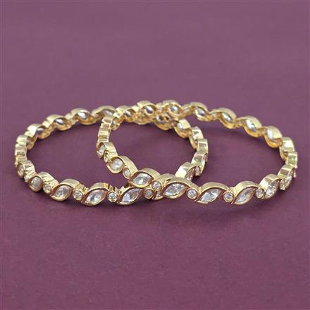 Kundan Classic Bangles With Carat Gold Plating