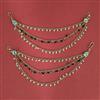 Kundan Moti Ear Chain With Carat Gold Plating