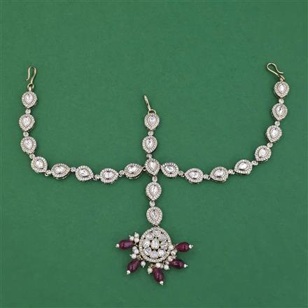 Kundan Moti Damini With Mehndi Plating