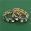 Kundan Openable Bangles With Carat Gold Plating