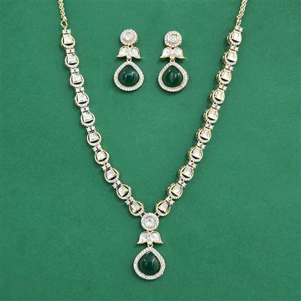 Kundan Classic Necklace With Carat Gold Plating