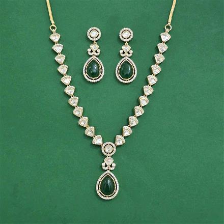 Kundan Classic Necklace With Carat Gold Plating