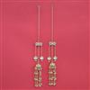 Kundan Moti Ear Chain With Carat Plating