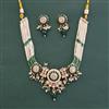 Kundan Moti Necklace With Carat Plating