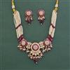 Kundan Moti Necklace With Carat Plating