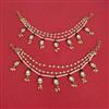 Kundan Moti Ear Chain With Carat Plating